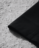 Pantalon Vertikal noir Divag, détail du bas de jambe