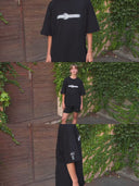 Le T-Shirt Vertikal Édition Blurry, porté, en mouvement